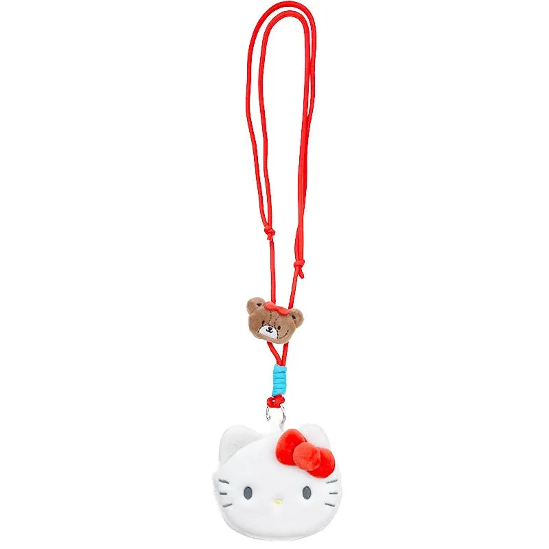 Hello Kitty 2-Way Bestie Lanyard Pouch nøkkelbånd med minipung