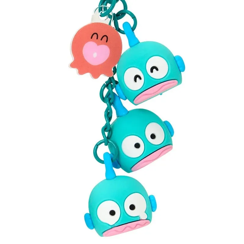 Hello Kitty Funny Faces Hangyodon nøkkelring med charms