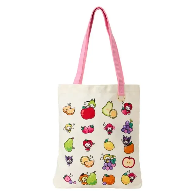 Hello Kitty Sanrio Characters Tote Bag handlenett fruktserie