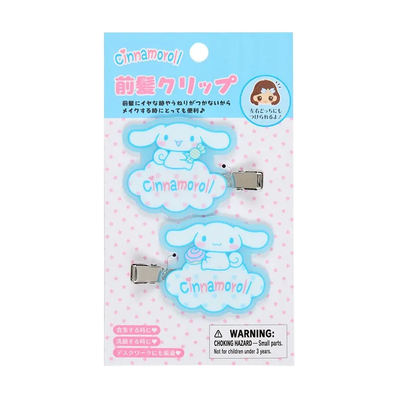 Hello Kitty Cinnamoroll Mini Hair Clip Set hårklyper 2 stk akryl