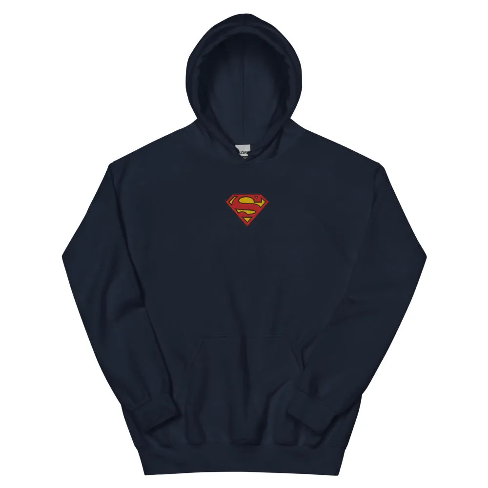 Batman SUPERMAN Logo S-Shield hettegenser brodert unisex