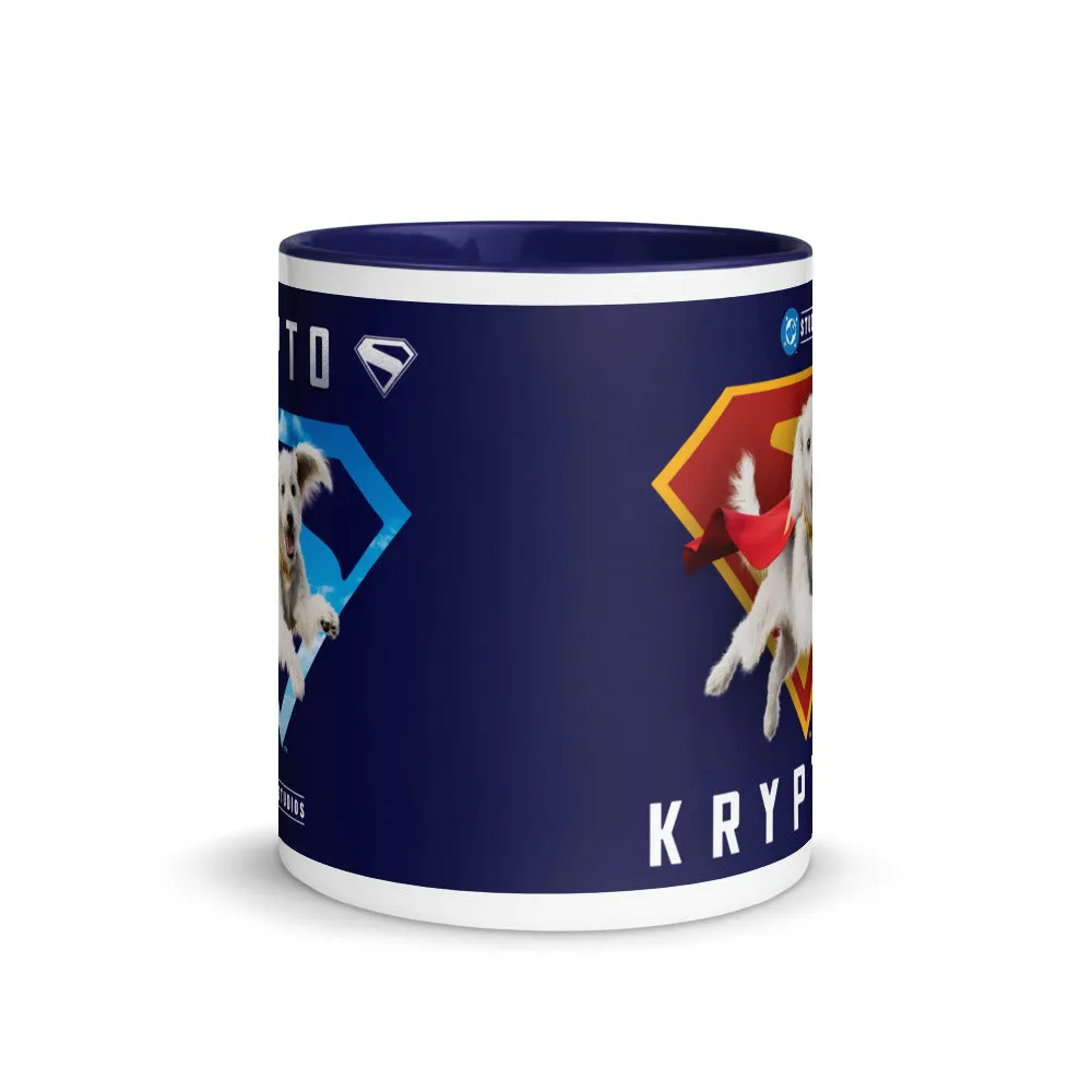 Batman SUPERMAN (2025 Movie) Krypto Two-tone Mug krus 11 oz Dark Blue