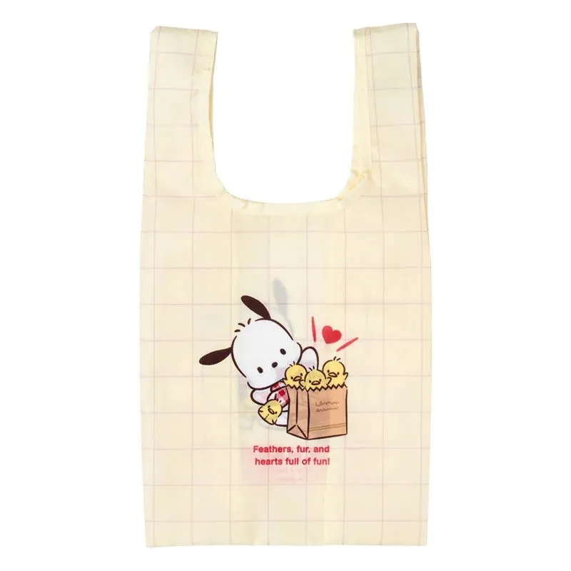 Hello Kitty I Love Pi-Chans Pochacco Reusable Tote Bag handlenett