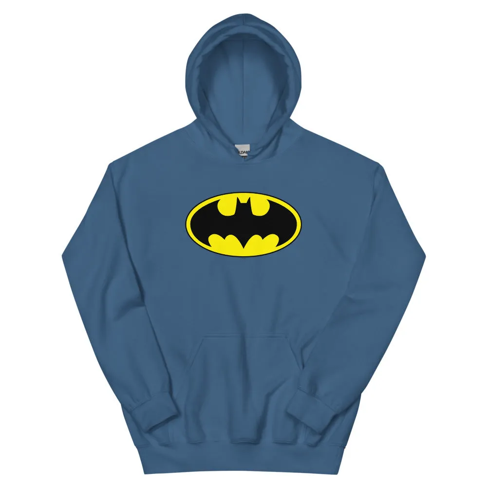 Batman Batman Logo Hoodie hettegenser svart myk bomullsblanding