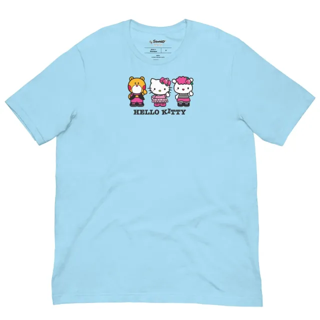 Hello Kitty Rockin' Trio T-skjorte hvit, bomull