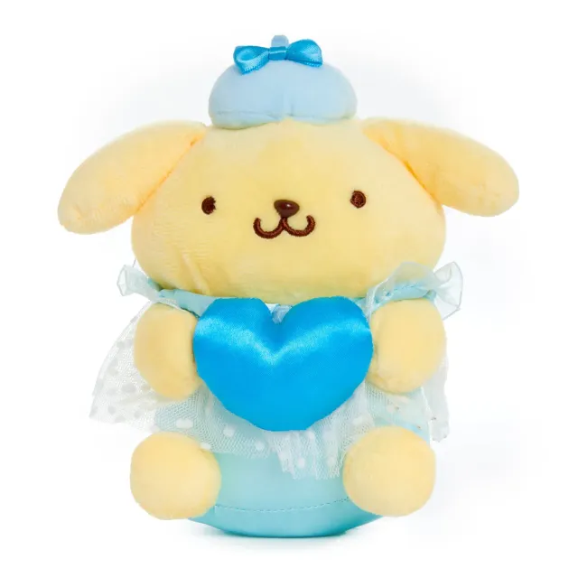 Hello Kitty Pompompurin Bean Doll Plush bamse 15 cm Something Blue