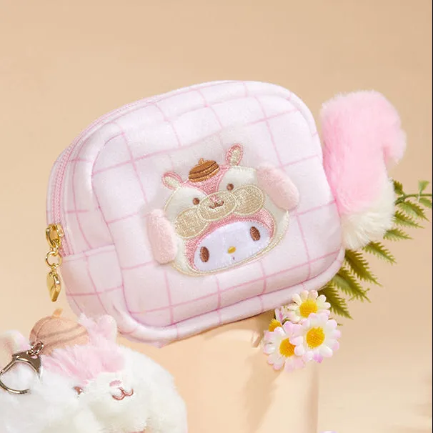 Hello Kitty Fluffy Squirrel Series My Melody minipung med glidelås