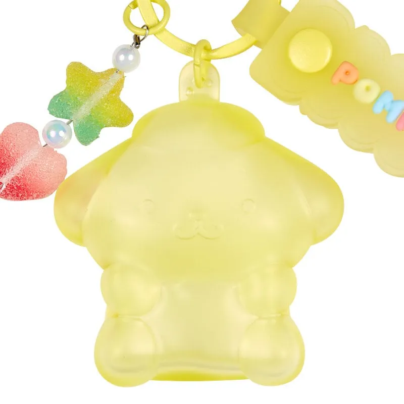 Hello Kitty Gummy Candy Series Pompompurin Keychain nøkkelring transparent