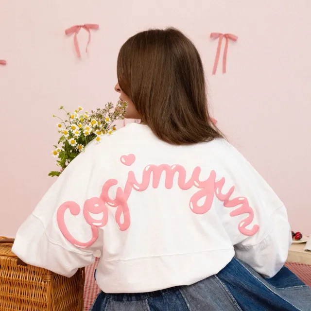 Hello Kitty Cogimyun x JapanLA Cropped Spirit Jersey genser hvit bomull