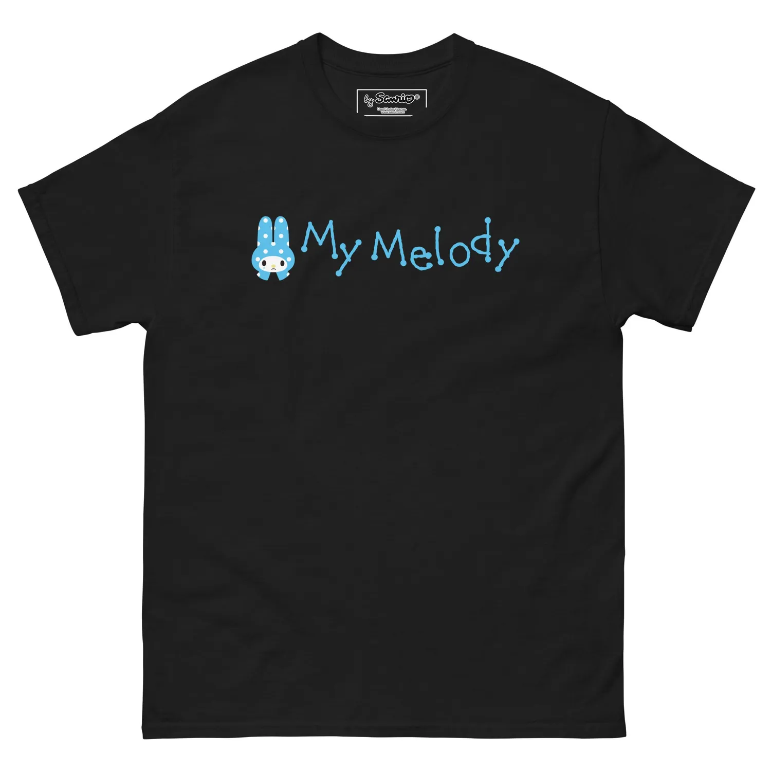 Hello Kitty My Melody Teardrop Logo Tee T-skjorte – svart, S