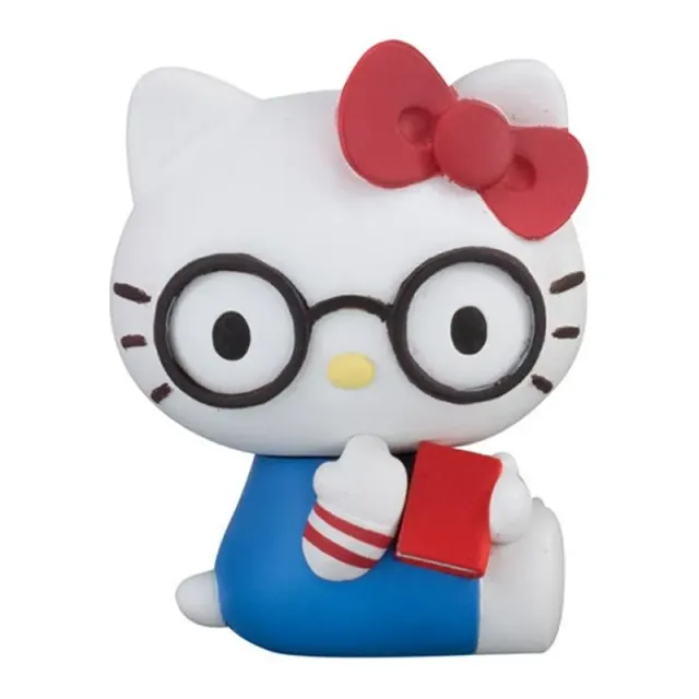 Sanrio Glasses Mini-Figure Gacha samlefigur blindboks tilfeldig