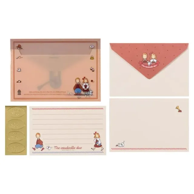 Hello Kitty Friendly Pair The Vaudeville Duo brevsett med etui