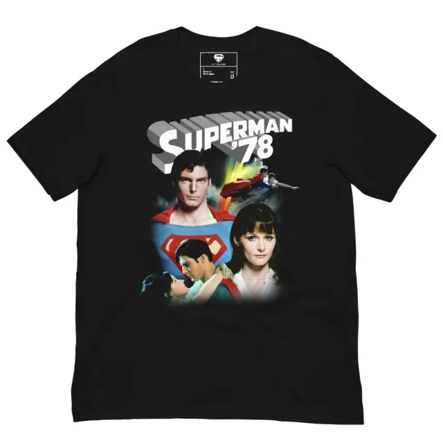 Batman Superman: The Movie Different Worlds T-skjorte svart