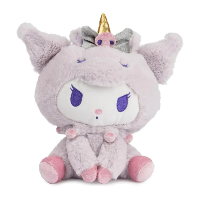 Hello Kitty Kuromi x GUND 6" Unicorn-bamse 15 cm pastellilla