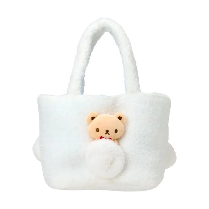 Hello Kitty Cinnamoroll Plush Tote Bag Kuma-san Series handlenett