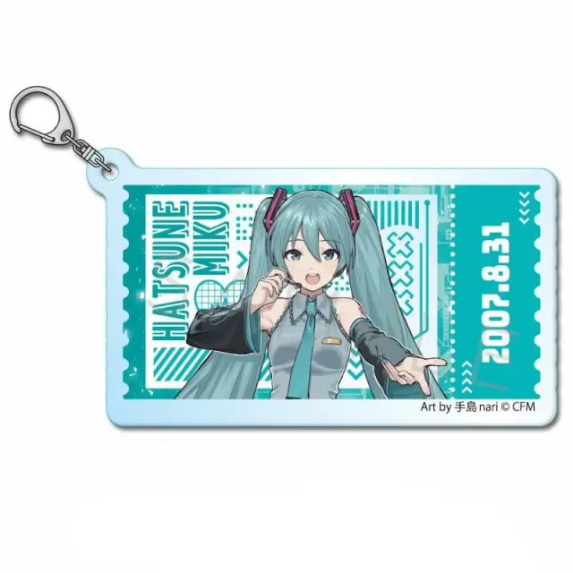 Neo Tokyo Vocaloid Miku Acrylic Keychain nøkkelring 5 cm akryl