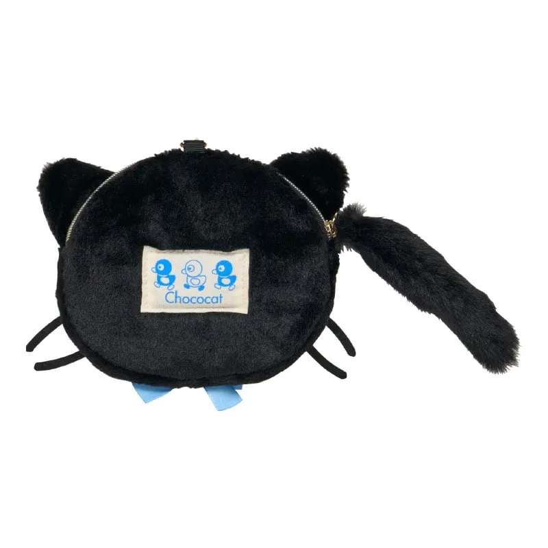 Hello Kitty Sanrio Cat Club Chococat Plush Mini Face Pouch pung
