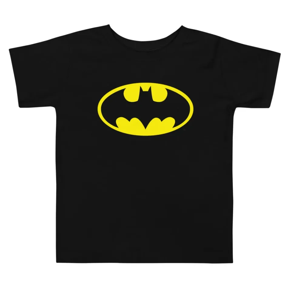 Batman Batman Logo Toddler T-Shirt barne-T-skjorte svart