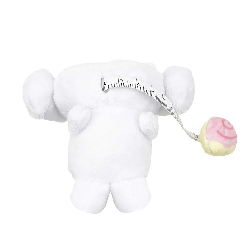 Hello Kitty Cinnamoroll Plush Measuring Tape Keychain målebånd nøkkelring