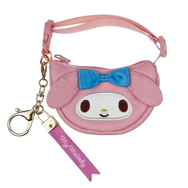 Hello Kitty My Melody 2-Way Mini Crescent Bag Charm veskeanheng