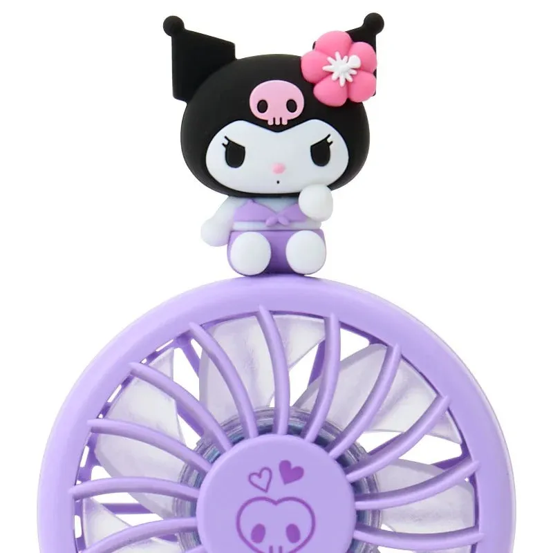Kuromi 2-Way Portable Handy Fan håndvifte – USB og batteri