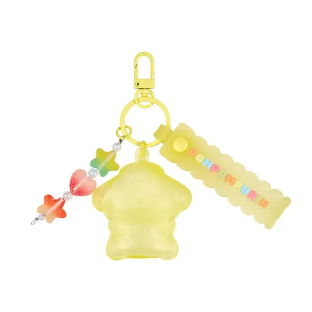 Hello Kitty Gummy Candy Series Pompompurin Keychain nøkkelring transparent