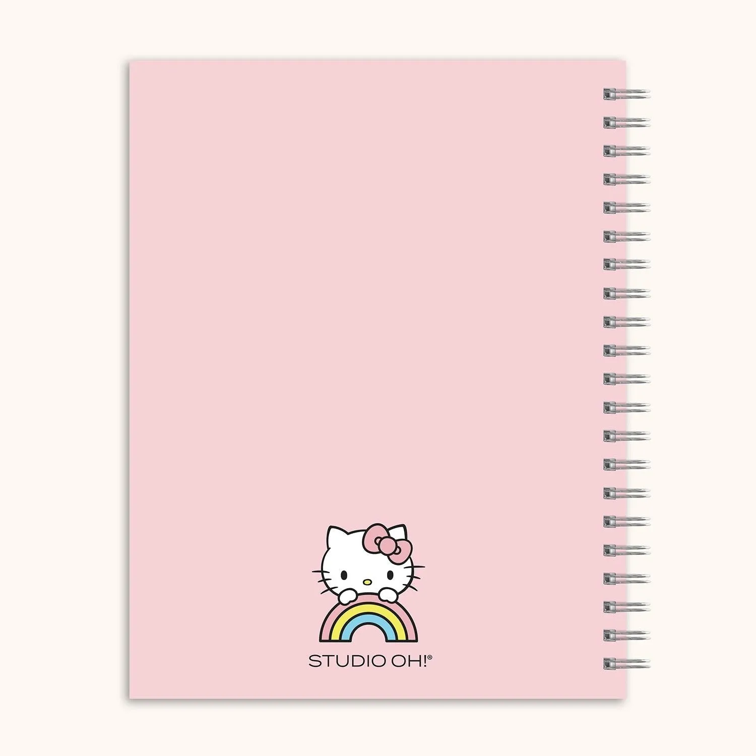 Hello Kitty x Studio Oh! Classic Pink spiralnotatbok ekstra stor