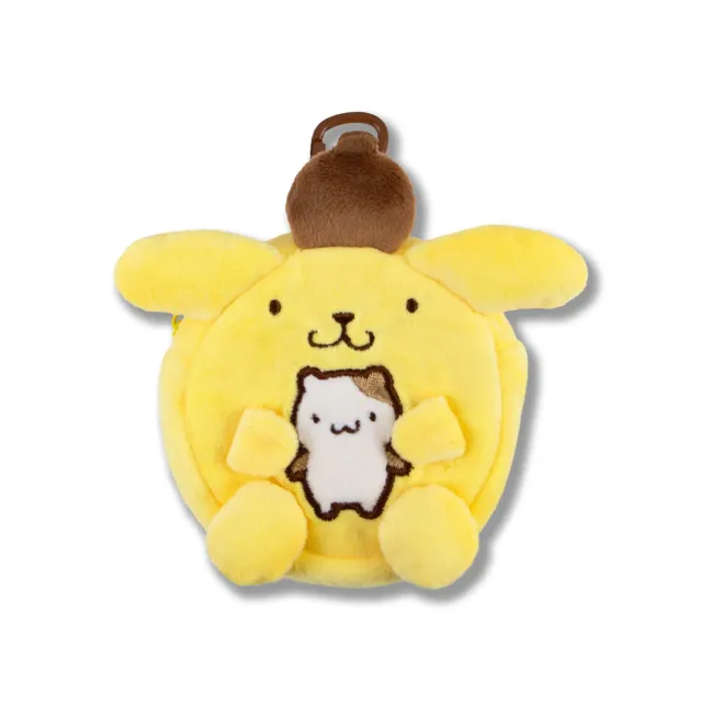 Hello Kitty Pompompurin x Sonix Old School Plush Earbud Pouch øreproppetui plysj