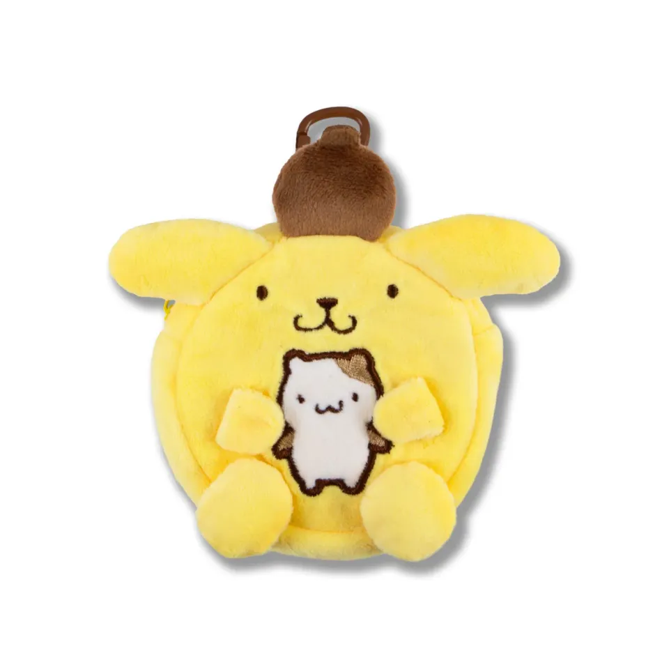 Hello Kitty Pompompurin x Sonix Old School Plush Earbud Pouch øreproppetui plysj