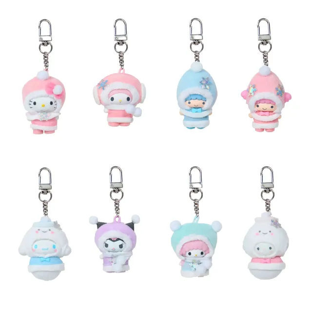 Hello Kitty Secret Chibittomo Series Snow Fairy nøkkelring blind box