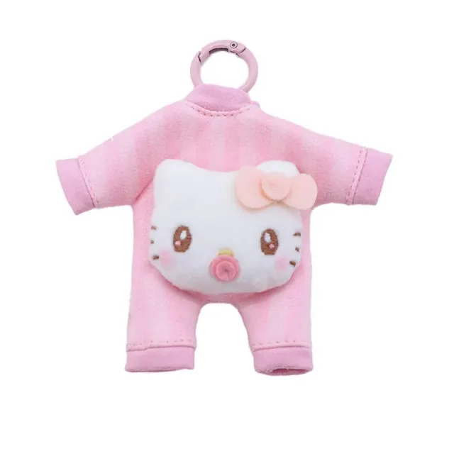 Hello Kitty Onesie Bag Charm Baby Series – veskeanheng i plysj