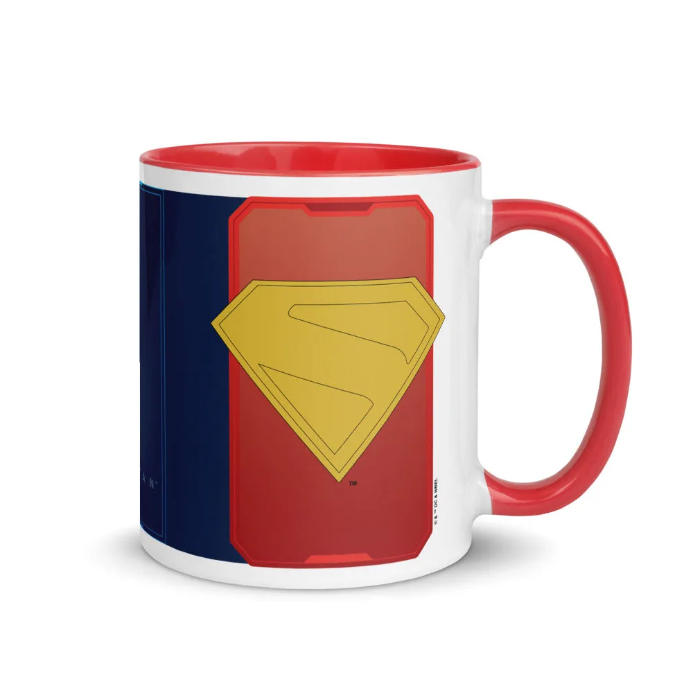 Batman SUPERMAN (2025 Movie) krus rød og mørkeblå 11 oz keramikk