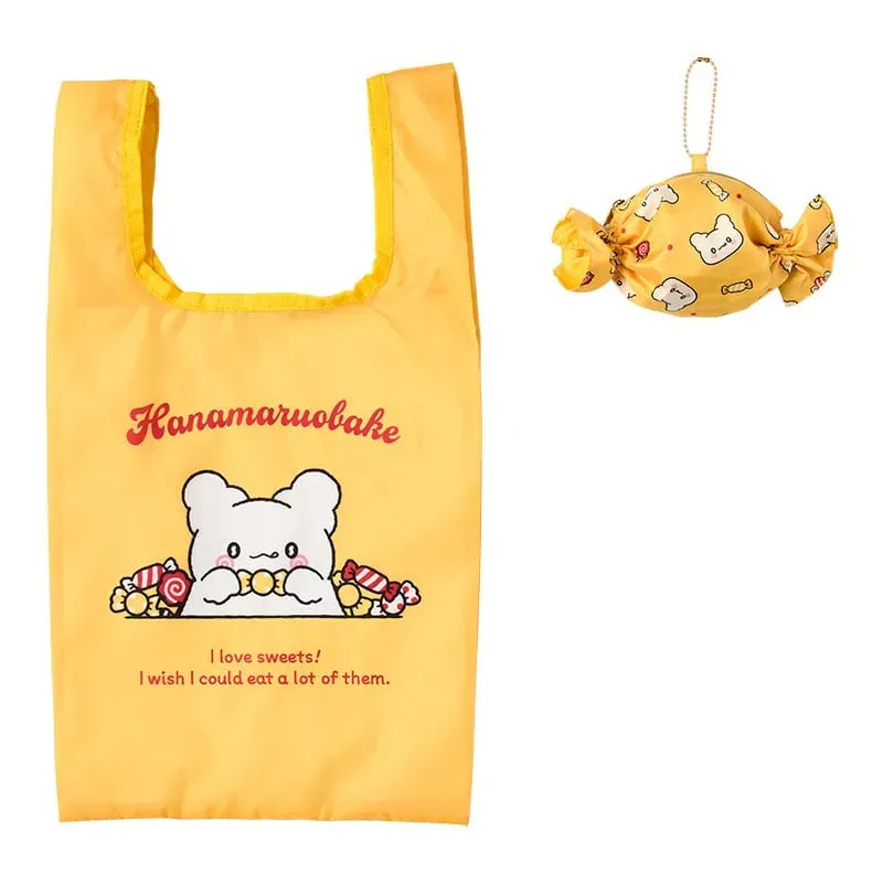 Hanamaruobake I Love Sweets Series handlenett med godteripung