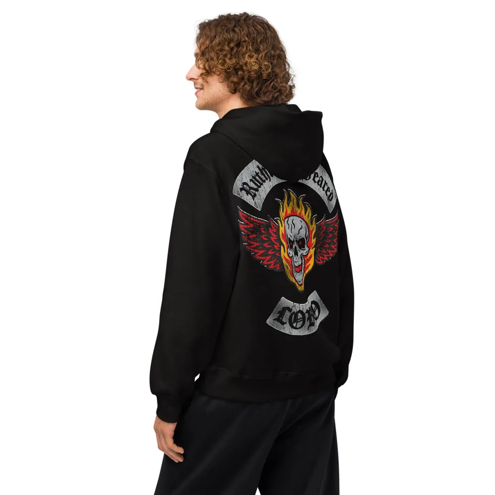 Batman SUPERGIRL (2026 Movie) Lobo Oversized Heavyweight Hoodie svart