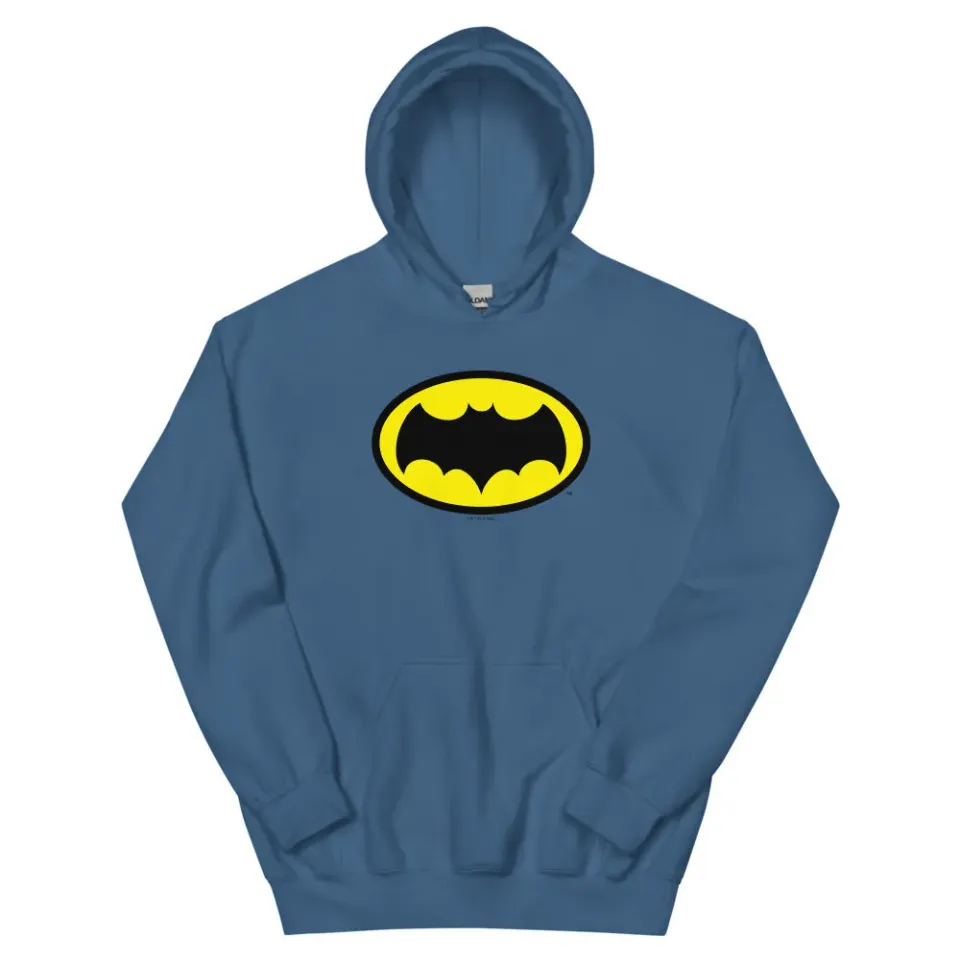 Batman Classic TV Series Batman Logo hettegenser Indigo Blue