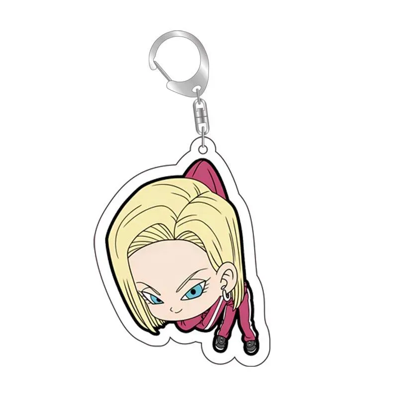 Neo Tokyo Dragon Ball Chibi Android 18 akrylnøkkelring