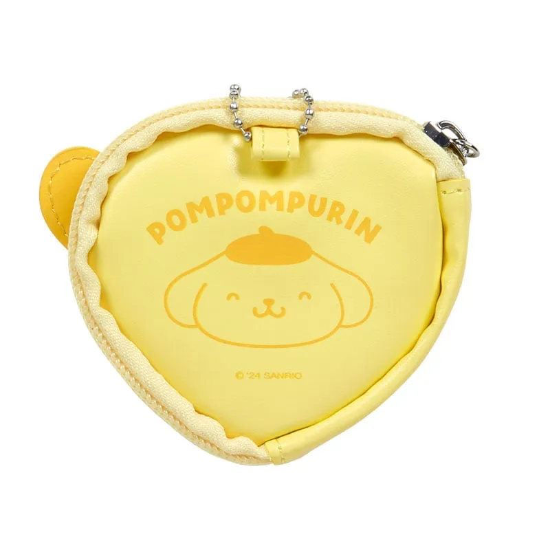 Hello Kitty Big Heart Series Pompompurin Mini Pouch and Pin Set liten veske med pin