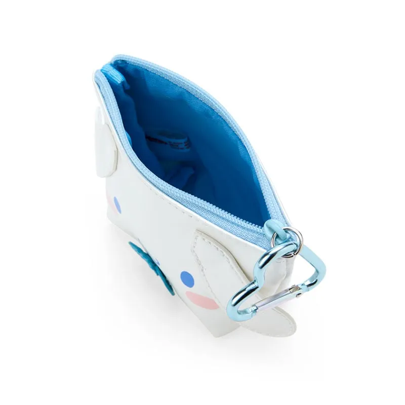 Cinnamoroll mini glidelåspung metallisk med hjerteformet lås