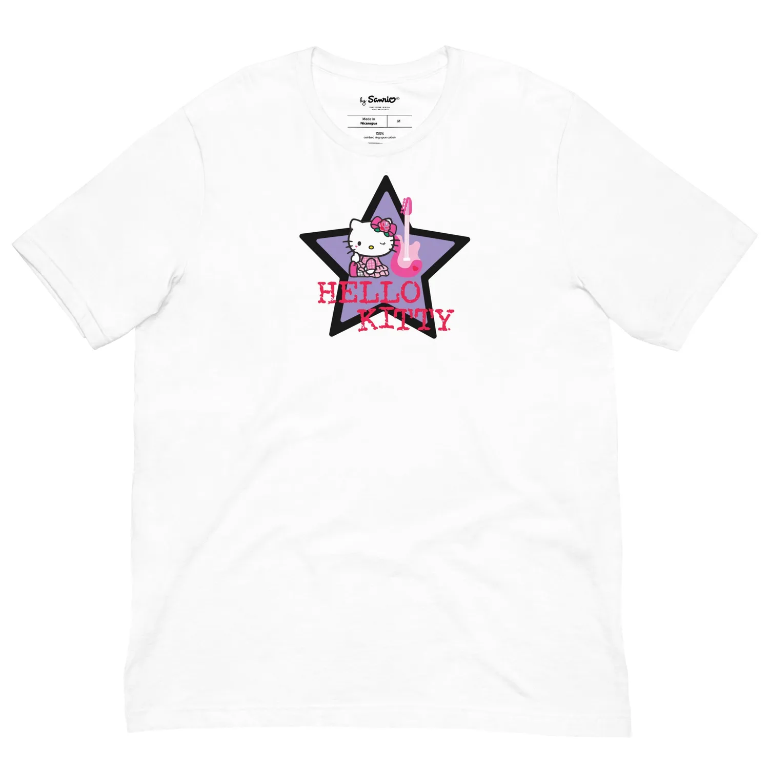 Hello Kitty Guitar Star t-skjorte Asphalt bomull