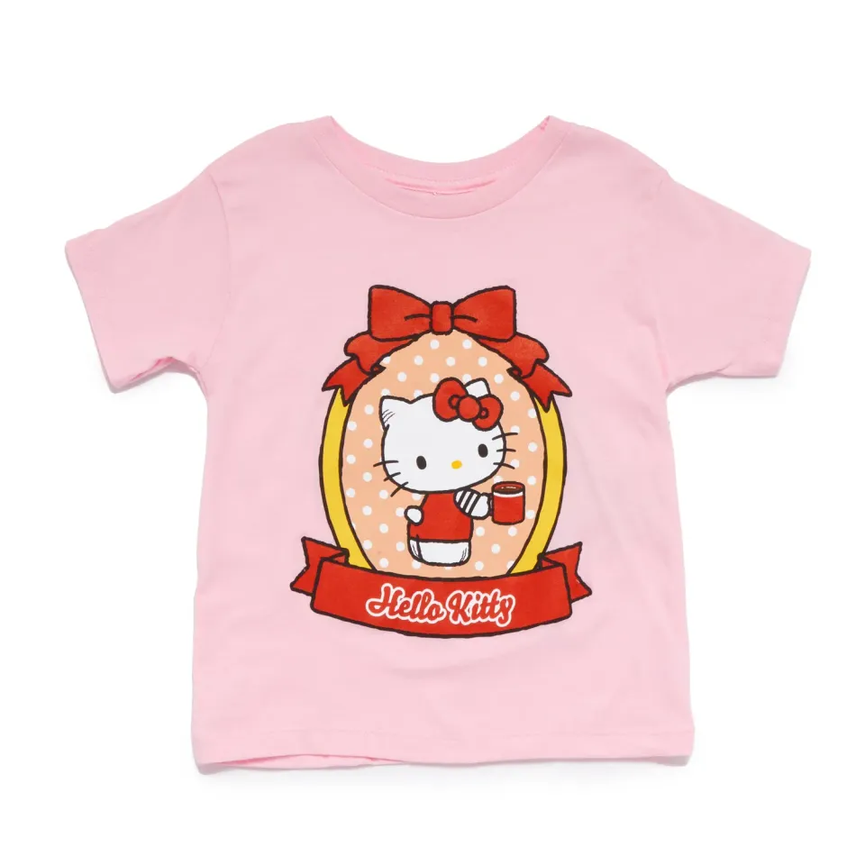 Hello Kitty Cozy Corner Toddler Frame Tee T-skjorte rosa 2T
