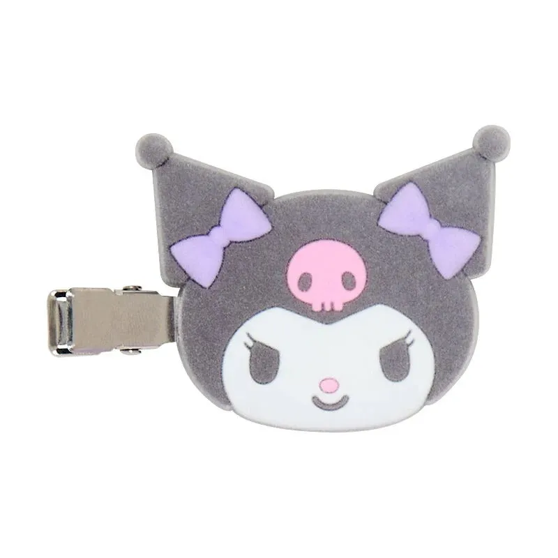 Sanrio Besties Kuromi hårklyper – sett med 2, flokket