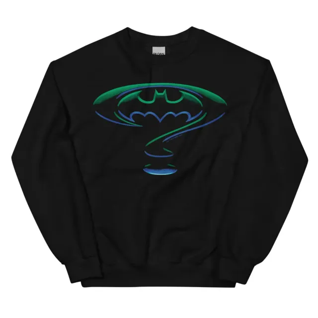 Batman Batman Forever Logo crewneck-genser svart og marineblå