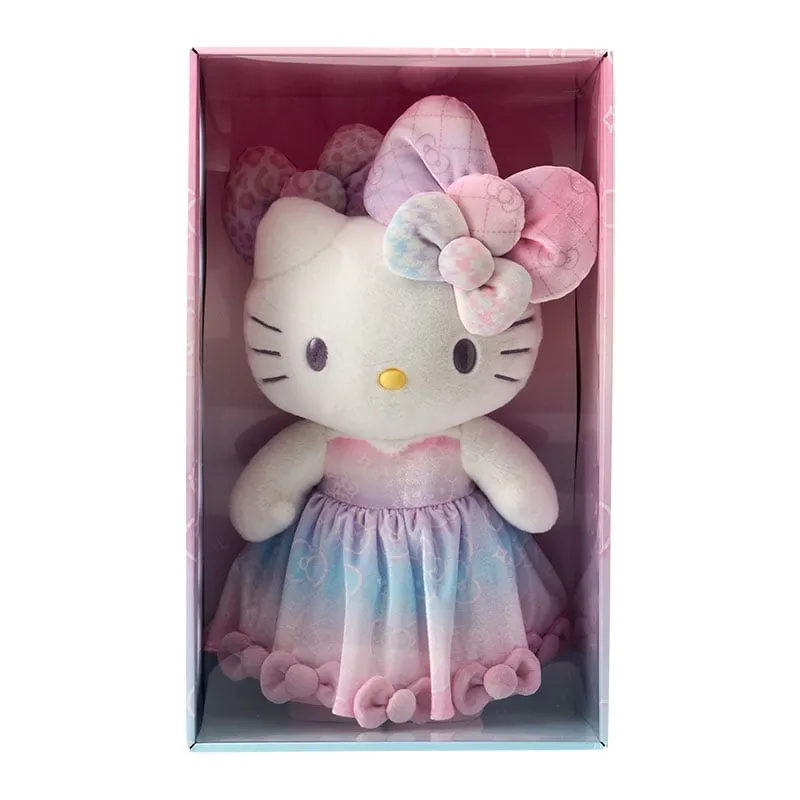 Hello Kitty Fashionable Ribbons 50th Anniversary-bamse 18 tommer samleboks