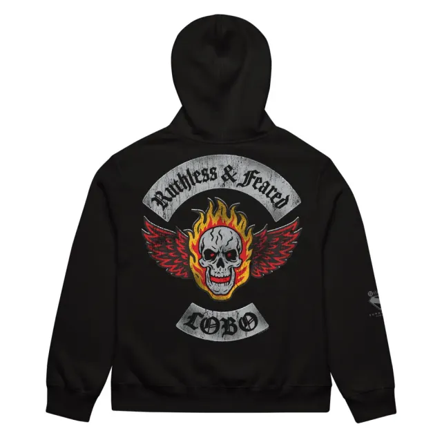 Batman SUPERGIRL (2026 Movie) Lobo Oversized Heavyweight Hoodie svart