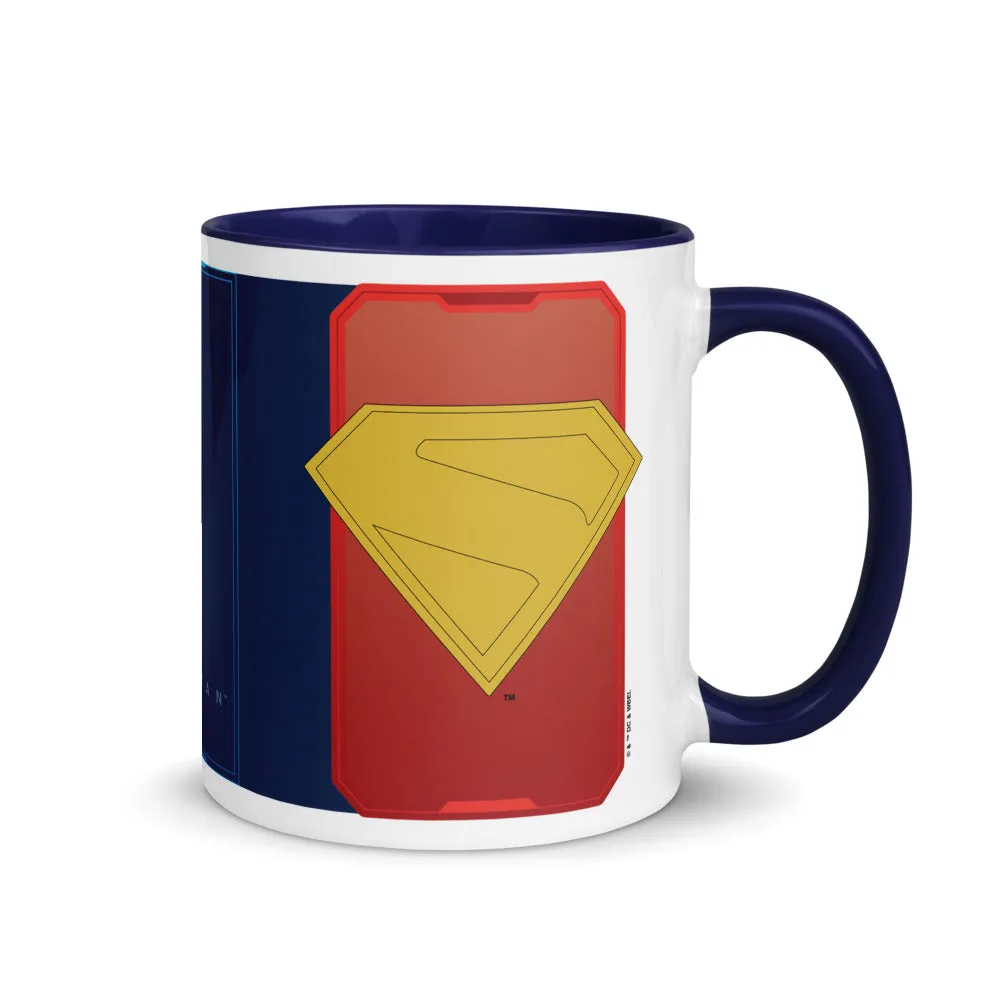 Batman SUPERMAN (2025 Movie) krus rød og mørkeblå 11 oz keramikk