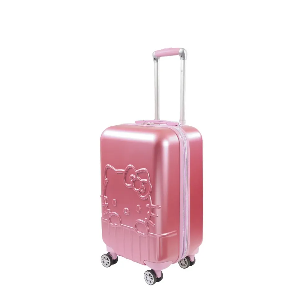 Hello Kitty x FUL 21-tommers kabinkoffert metallic rosa ABS