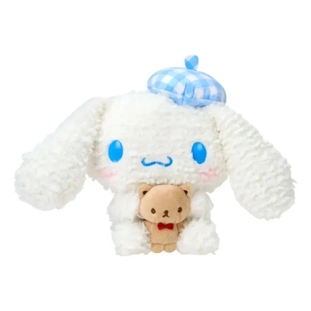 Hello Kitty Cinnamoroll 7"-bamse Kuma-san blå