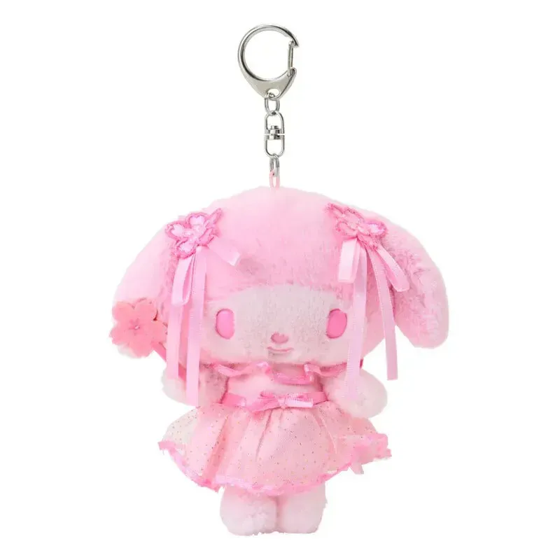 My Melody Cherry Blossom Fairies plysj nøkkelring med klemme