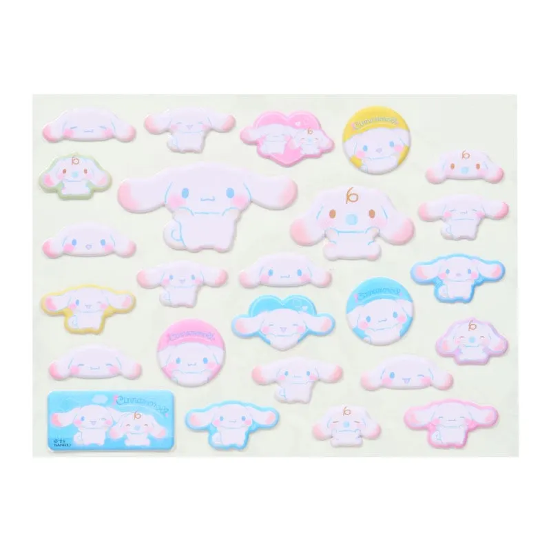 Hello Kitty Rosy Cheeks Cinnamoroll klistremerker 25 stk. puffy