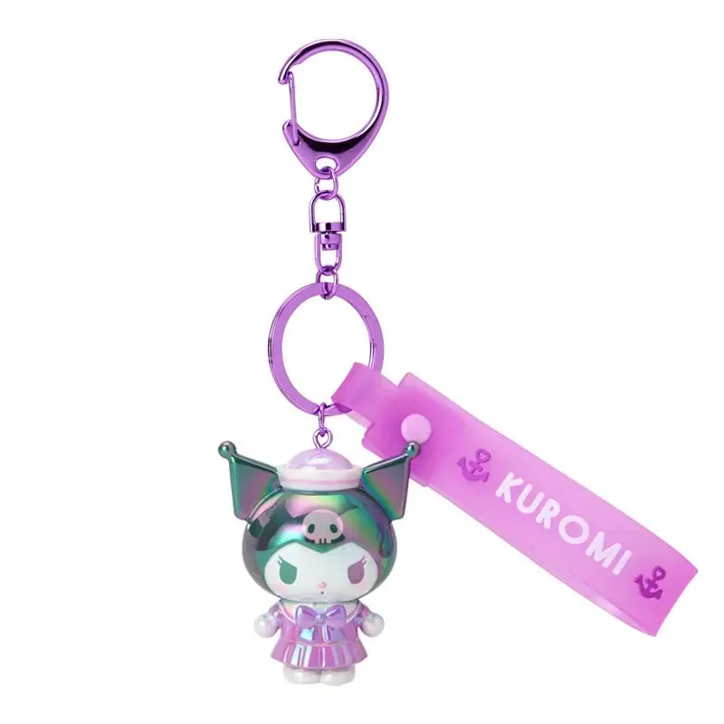 Hello Kitty Sailor Series Kuromi Signature nøkkelring iriserende